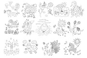 Funny Cartoon Animals Set, an Animal Illustration by Marya Deneko (Thumbnail 5 of 5)