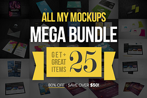 All My Mockups Mega Bundle