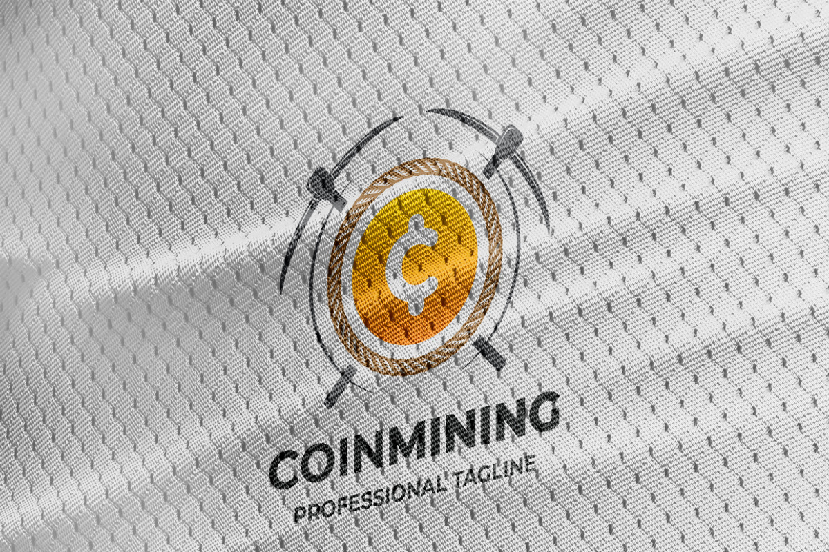 Coin Mining Logo, a Branding & Logo Template by Design_Planet ...