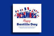 Bastille Day Social Media Banner, a Social Media Template by nandinigraphics (Thumbnail 2 of 3)
