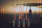 Belau Tall Deco Font Family, a Sans Serif Font by LuisFaus (Thumbnail 1 of 8)