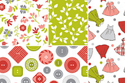 Sew Vintage Seamless Patterns, a Pattern Graphic by Wild Twig Co (Thumbnail 4 of 5)