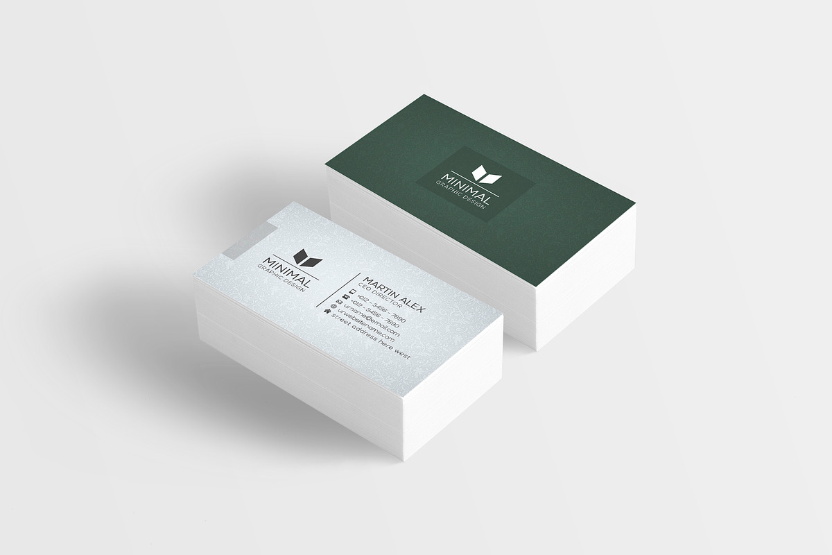 Minimal Business Card, a Business Card Template by Creative_Arts (Photo 3 of 6)