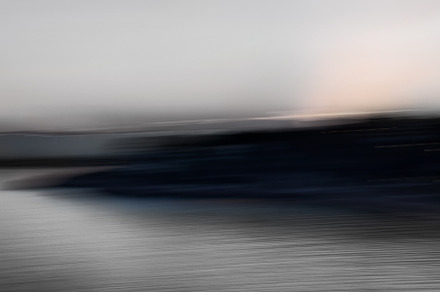 Abstract lanscape at dusk