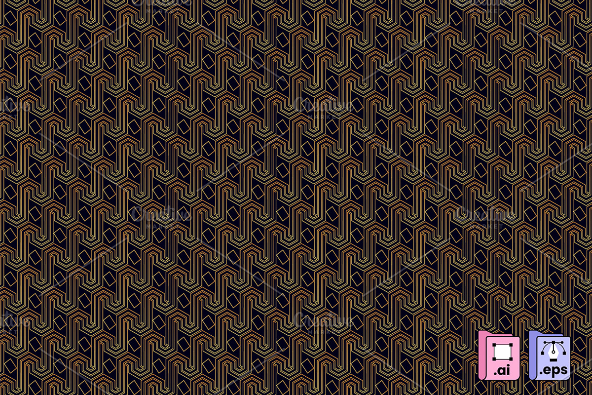 Art Deco Pattern Design, a Decorative Illustration by MISS CHATZ (Photo 1 of 3)