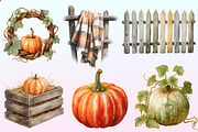 Fall Pumpkin Clipart, a Graphic by CitraGraphics (Thumbnail 2 of 4)