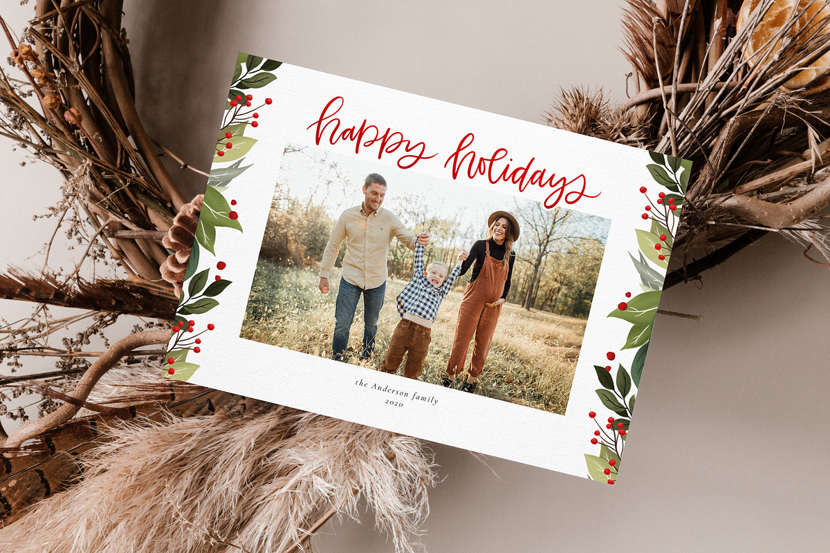 Christmas Card Template CD222, a Card Template by Salsal Design (Photo 4 of 4)