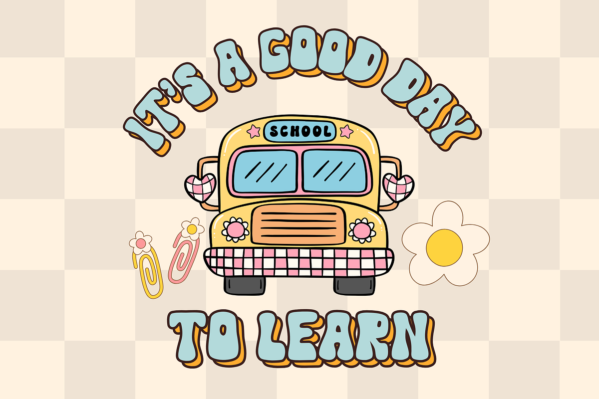 Groovy Teacher, a Sans Serif Font by Brown Cupple (Photo 3 of 7)