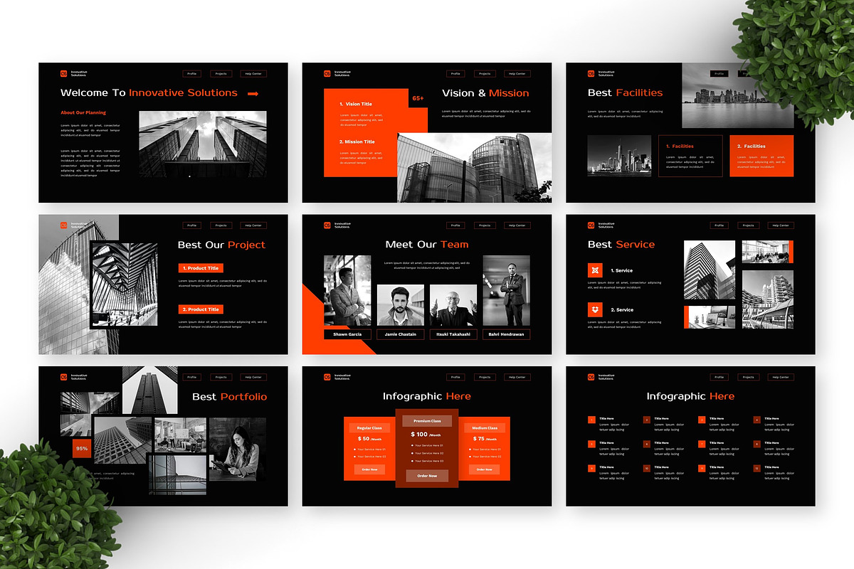 Innovative Solutions - Business GSL, a Presentation Template by Deepslide Studio (Photo 2 of 6)