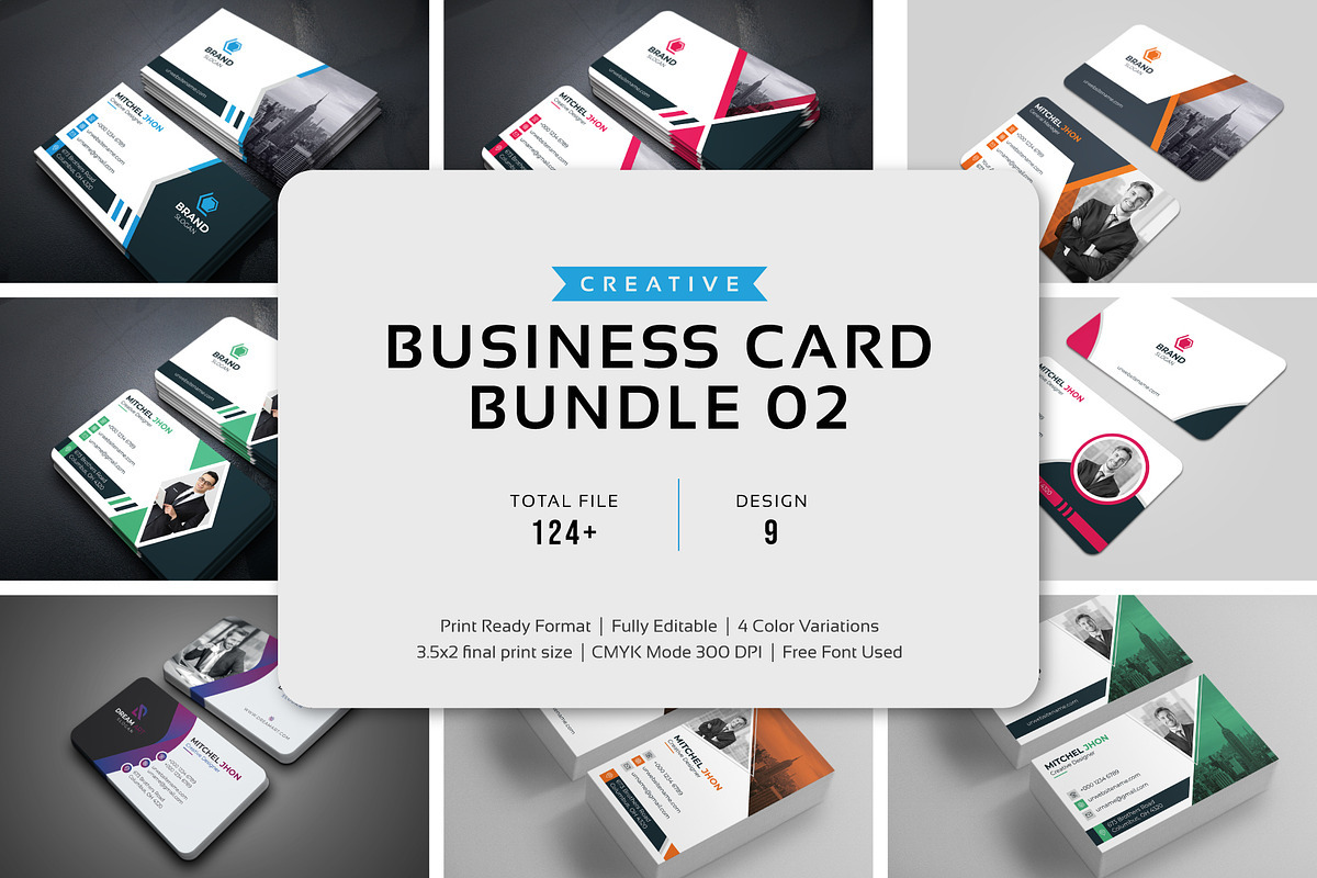 90% OFF Business Card Bundle 02, a Business Card Template by GFXCity (Photo 1 of 33)