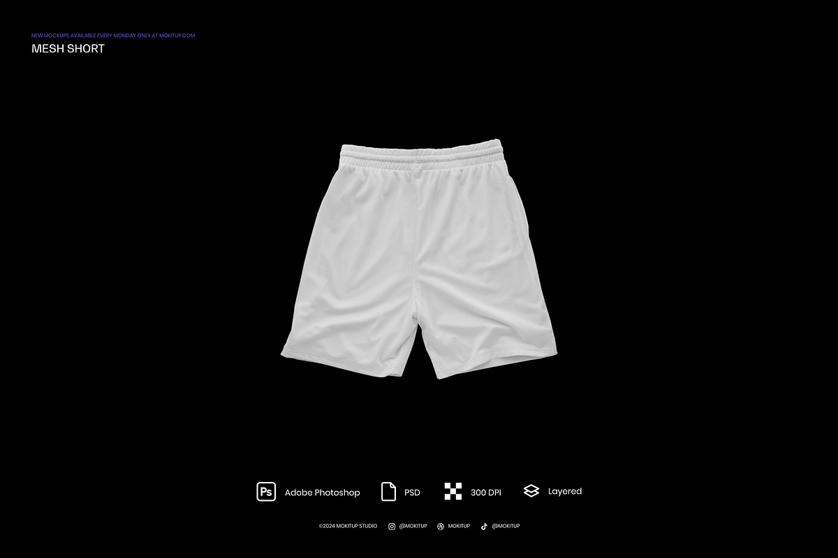 MOKITUP: Mesh Short Mockup, a Bottom Mockup by MOKITUP (Photo 4 of 4)