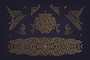 Art Deco Geometric Design Elements, a Pattern Graphic by Marylia (Thumbnail 13 of 13)