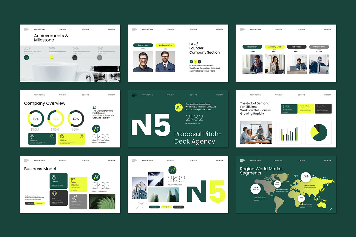 Business Proposal Pitch-Deck, a Presentation Template by Creative-Work (Photo 6 of 9)
