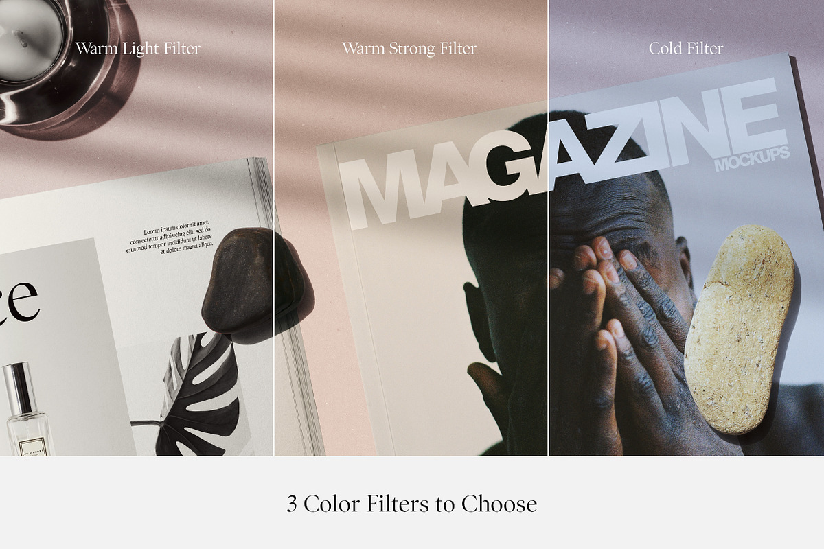 1x1 Square Magazine Mockup Kit, a Books & Magazine Mockup by Mint Actions (Photo 8 of 9)