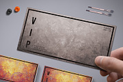 Minimal VIP Pass with Vintage Style, an Invitation Template by Tzochko (Thumbnail 2 of 5)