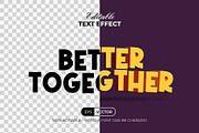 3D Text Effect Yellow Curved Style, a Layer Style Add-On by Mockmenot (Thumbnail 2 of 2)