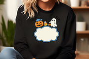 Personalized Ghost Pumpkin Halloween, an Illustration by Craft Nest (Thumbnail 3 of 6)