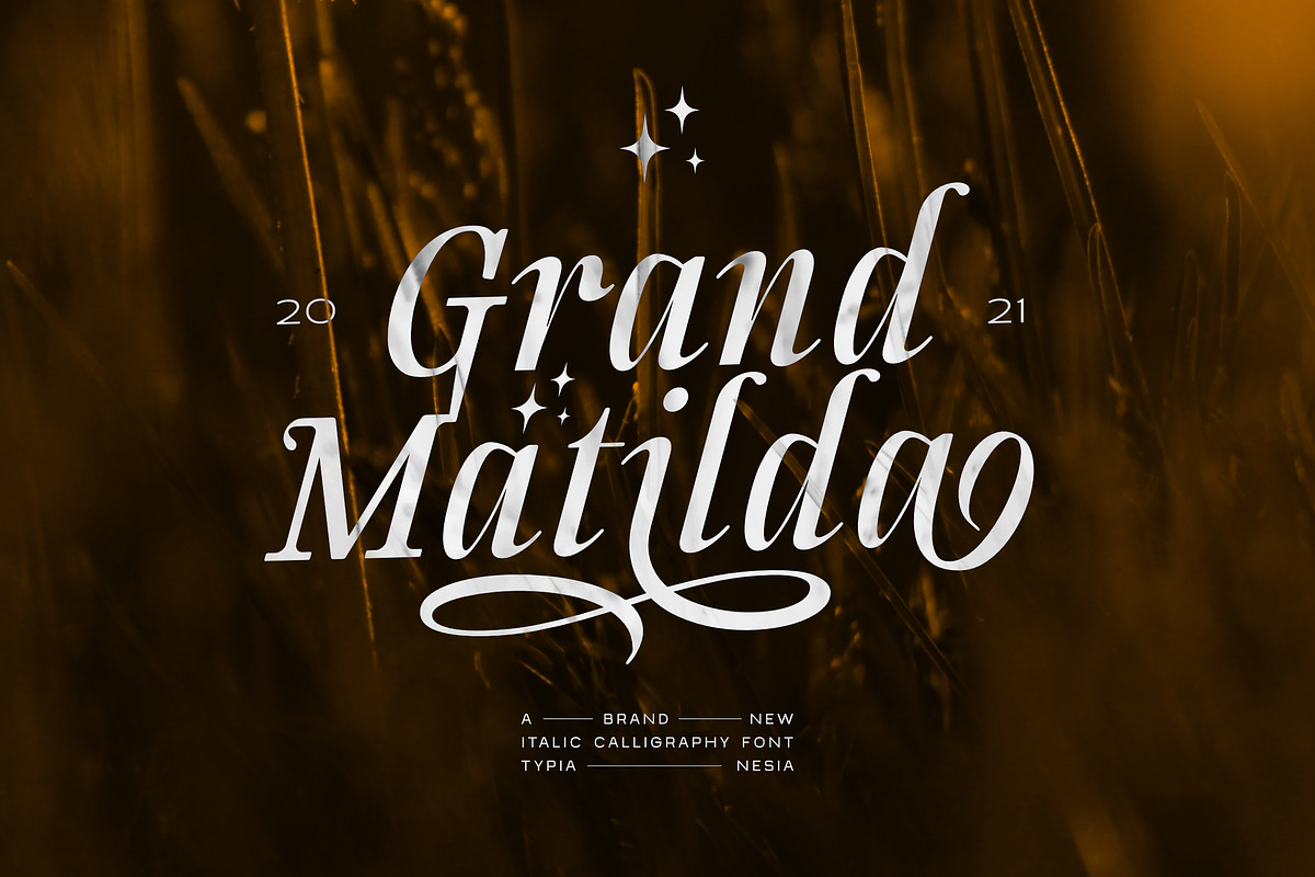 Grand Matilda Italic, a Serif Font by Typia Nesia (Photo 14 of 14)