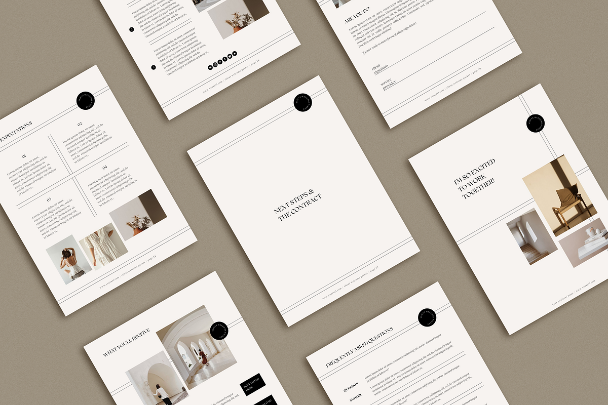 Client Welcome Packet | Onboarding, a Templates & Theme by Tiny Pine Creative (Photo 9 of 13)