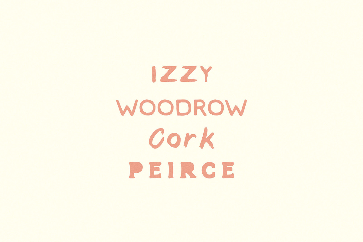 The Ugly Collection, a Font by Taylor Penton (Photo 2 of 2)