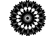 Black Floral Mandala Vector Bundle, a Decorative Illustration by Designer_Momina (Thumbnail 20 of 21)