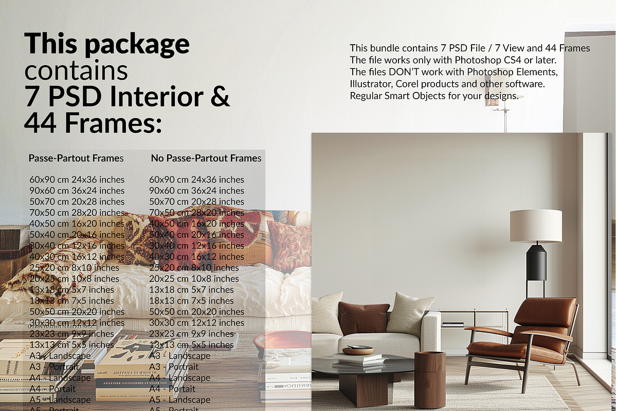 Bundle 44 Frames & Wallpaper Mockups, a Household Mockup by mock-ups (Photo 2 of 34)