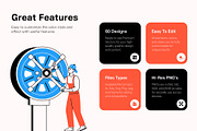 Car Illustration Art Set, an Object Illustration by Vectors Market (Thumbnail 2 of 9)
