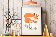 A Scurry of Squirrels - Design Kit, an Animal Illustration by Baksiabat (Thumbnail 2 of 12)