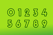 Grinch Outline, a Font by Fourteen Letter (Thumbnail 4 of 7)
