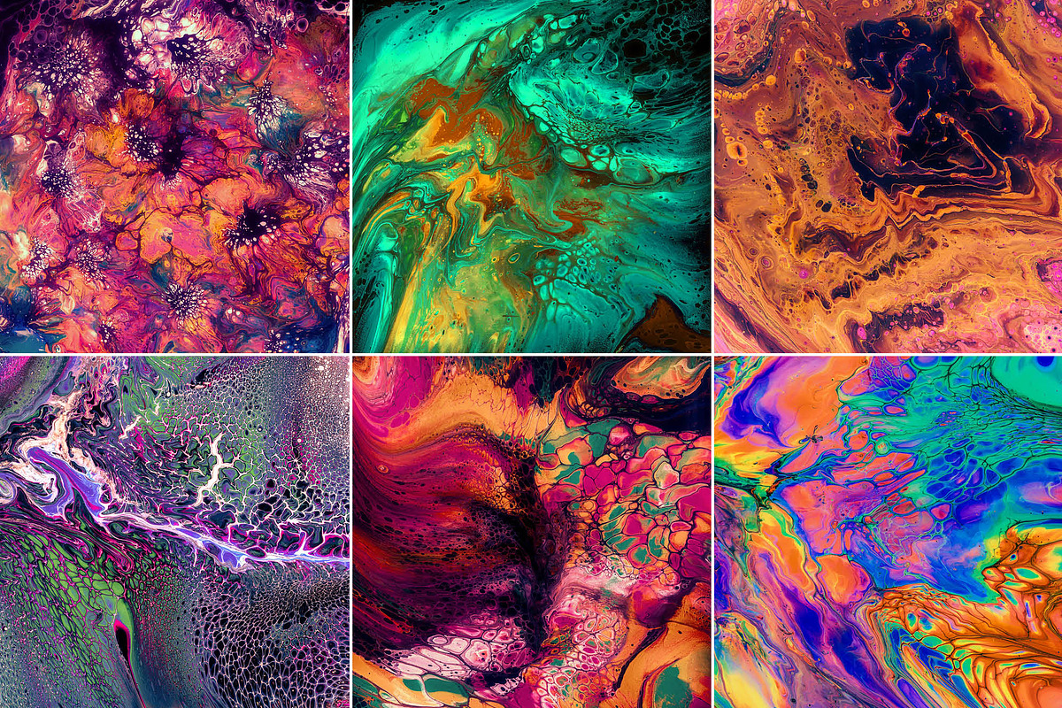 Drift: Abstract Paint Textures, a Texture Graphic by Chroma Supply (Photo 14 of 15)
