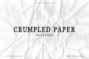 White Crumpled Paper Texture, a Texture Graphic by Ary_ngeblur (Thumbnail 1 of 5)
