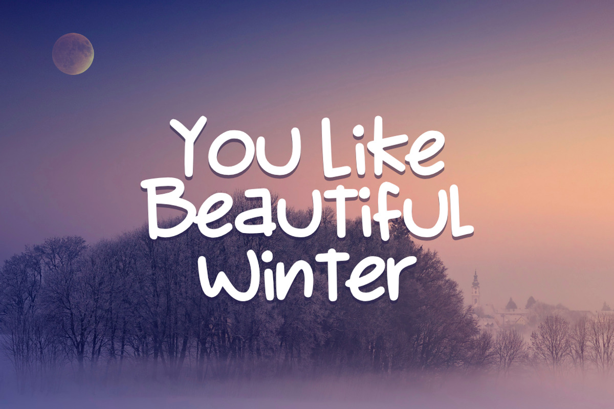 Snow White Font preview 4