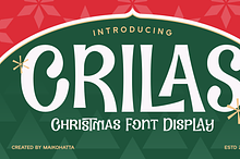 Crilas – Christmas Display Font
