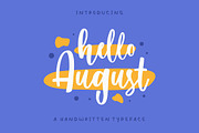 Hello August a Handwritten, a Script Font by Good Java Studio (Thumbnail 1 of 9)