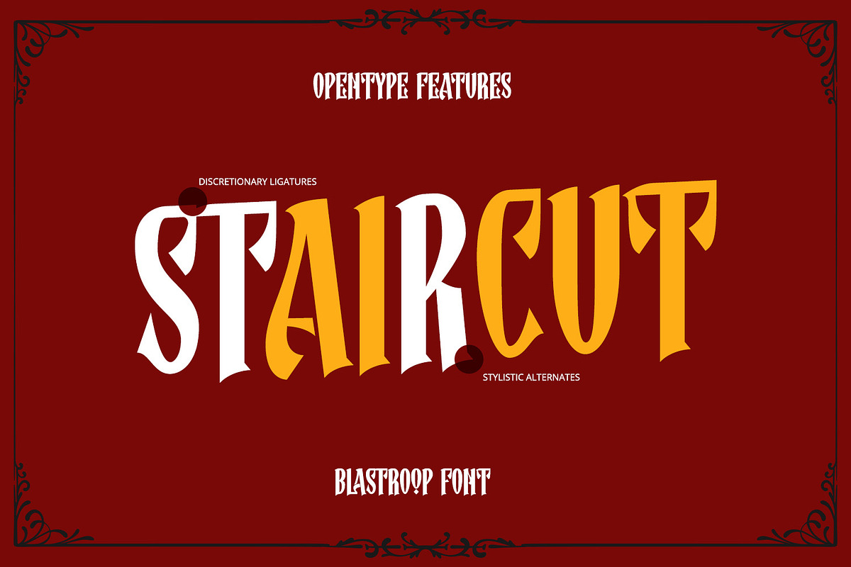 Blastroop, a Symbol Font by Vintage Division (Photo 11 of 15)