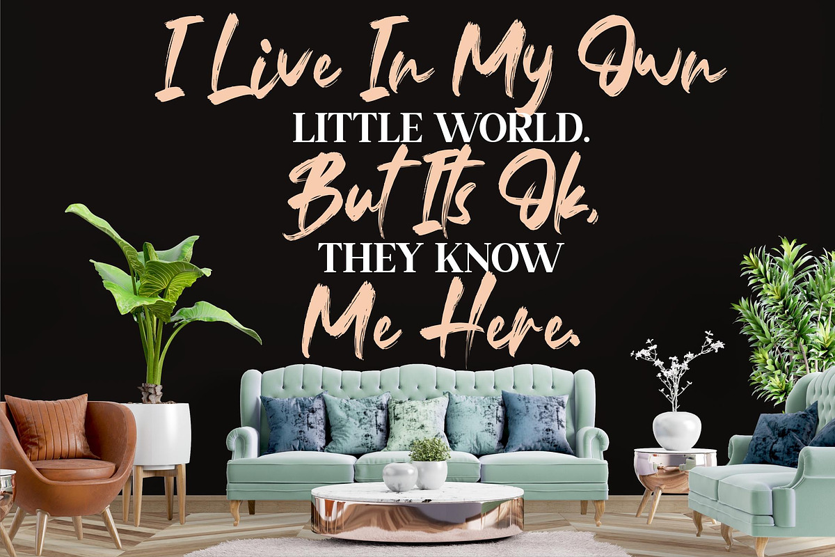 Fedattona Brush LS, a Font by GranzCreative (Photo 16 of 18)