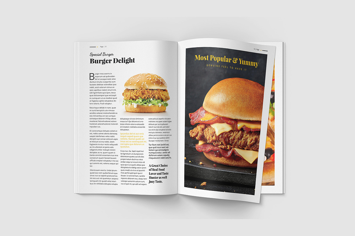Food Magazine Hotel | Restaurant, a Magazine Template by astutedesign11 (Photo 7 of 13)