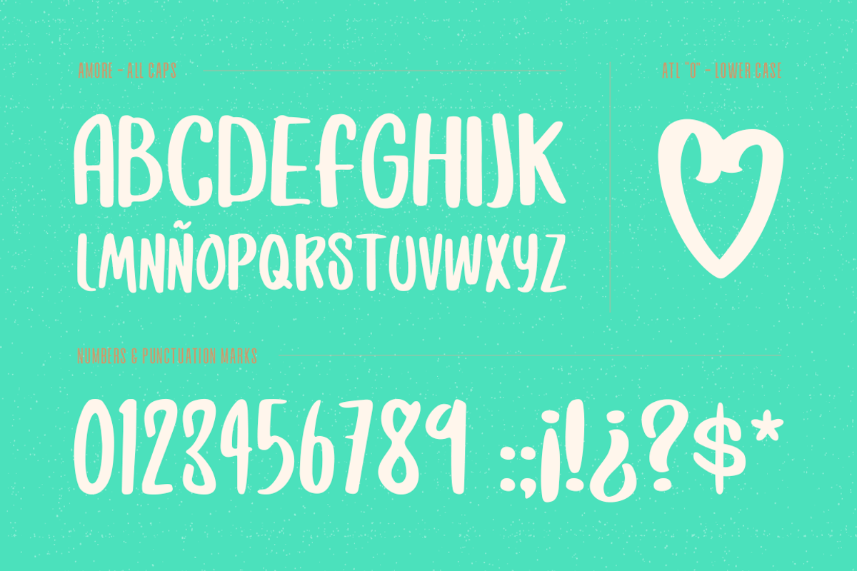 Amore Font - Strong & Lovable preview 3