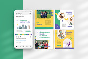 Modern Geometric Newsroom Instagram, a Social Media Template by peterdraw (Thumbnail 3 of 8)