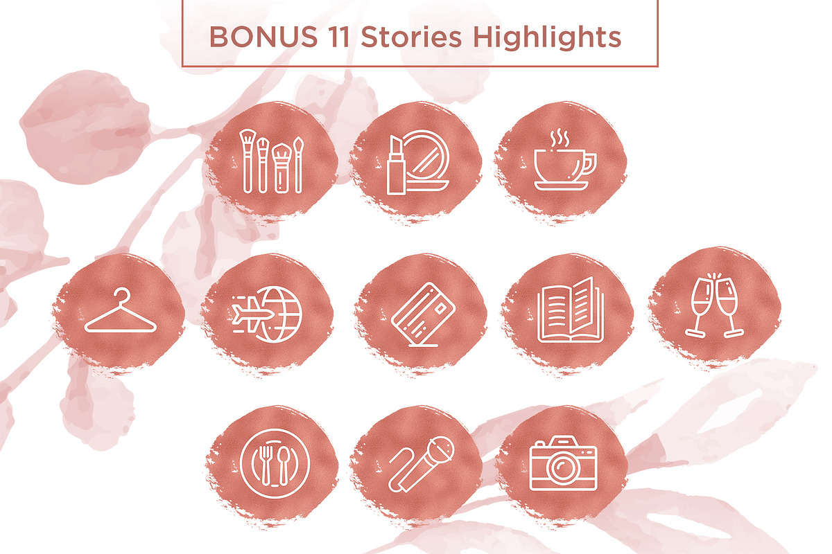 GIRLY Instagram Stories & Posts, a Social Media Template by The Black & Art (Photo 5 of 5)