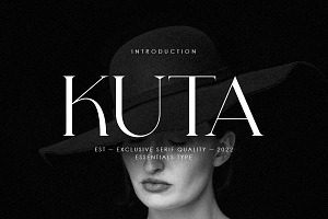 KUTA - Exclusive Serif Font