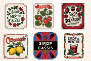Vintage Food Labels Bundle, an Illustration by Dream Creation (Thumbnail 4 of 4)