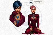 Love Affair Romantic Cliparts, a Person Illustration by ThatsDesignArt (Thumbnail 17 of 17)