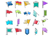 Collection of waving flags and, an Object Graphic by pikepicture (Thumbnail 2 of 3)