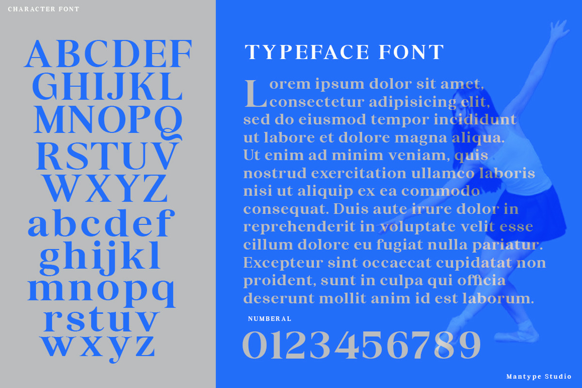 Mandusa dimplay, a Serif Font by Mantype Studio (Photo 8 of 15)