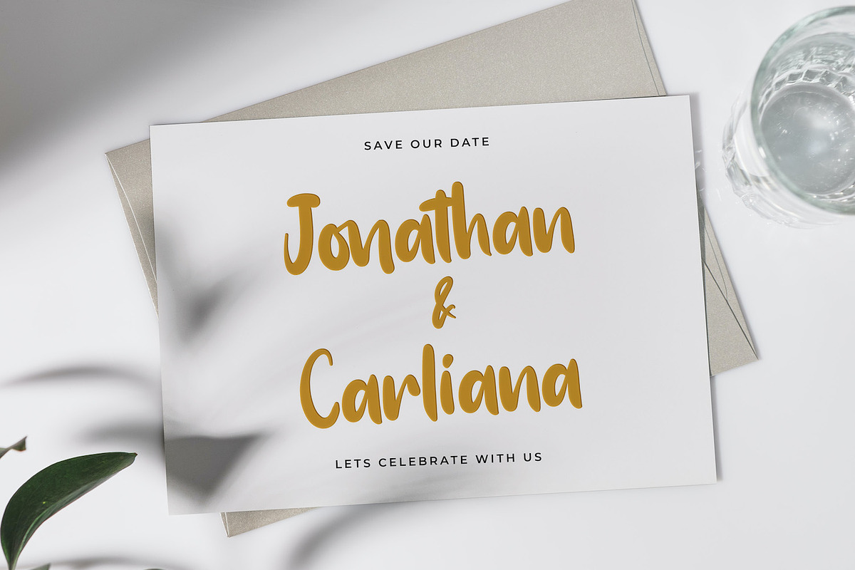 Sanju Vony - Handwritten Font, a Script Font by StringLabs (Photo 3 of 12)