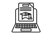 Course Line Icon, an Outline Icon by Pexelpy (Thumbnail 1 of 2)