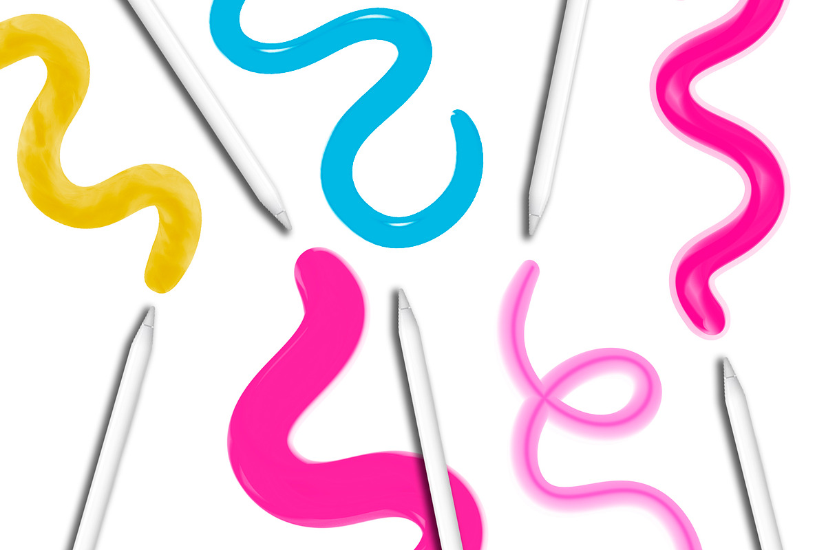 3D and Lettering Procreate Brushset, a Brush Add-On by Eves_Aquadreams (Photo 3 of 5)
