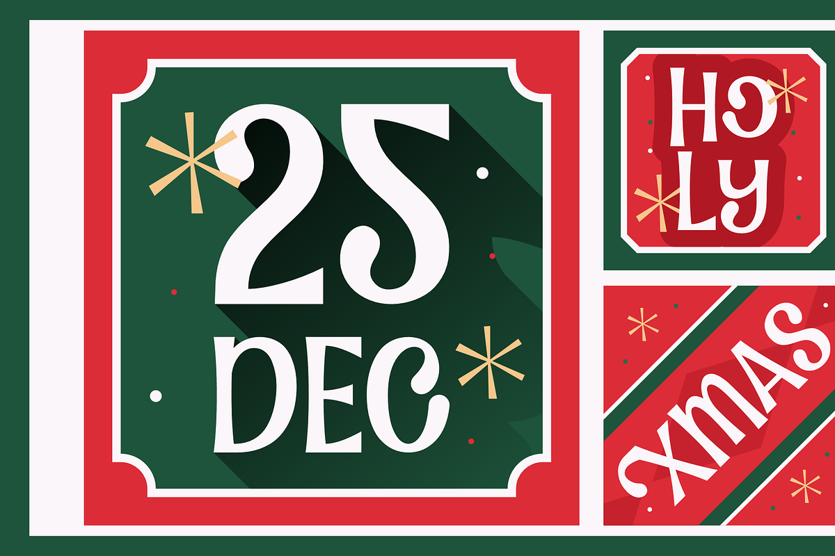 Crilas – Christmas Display Font, a Sans Serif Font by MaikoHatta (Photo 6 of 8)