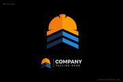 Construction Helmet Logo Template, a Branding & Logo Template by Advateik ™ (Thumbnail 2 of 2)
